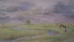 Verkocht.Klaasse.Piet Klaasse.1918-2000.Koeien in de polder